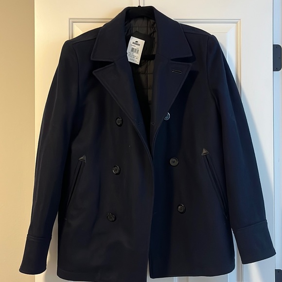 Black Rivet Jackets & Coats Mens Navy Peacoat Poshmark